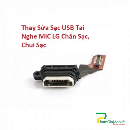 Thay Sửa Sạc USB Tai Nghe MIC LG Q6 Plus Chân Sạc, Chui Sạc Lấy Liền 